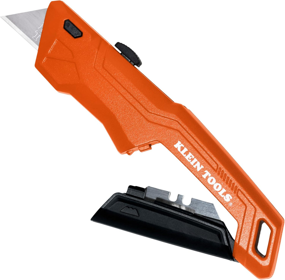 44307 FLICKBLADE Folding Utility Knife, Subcompact Design with Quick-Change Triple-Ground Carbon Steel Blade, Dual Locking Positions, and Pocket Clip