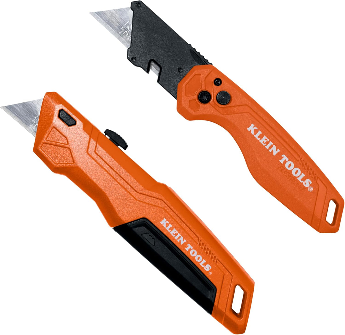 44307 FLICKBLADE Folding Utility Knife, Subcompact Design with Quick-Change Triple-Ground Carbon Steel Blade, Dual Locking Positions, and Pocket Clip