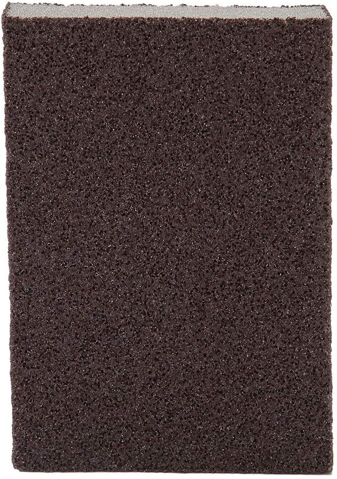 Emery Sponge Brush Eraser 5pcs Portable Rust Cleaning Tool for Kitchen Bathroom Car Stainless Steel Glass Black 2.5x7.1x10cm