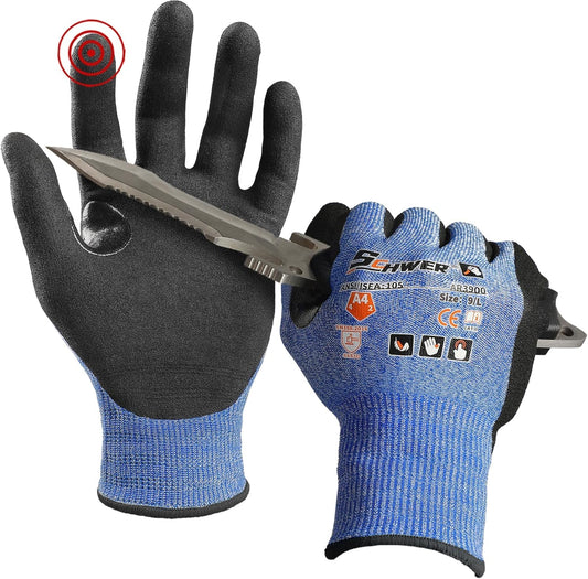 A4 AIR-SKIN Cut Resistant Work Gloves, Ultra Lightweight, AR3900, S | Precision Work, Ultra-Thin, 3D-Comfort, 18-Gauge, Reinforced Thumb, Strong Grip, Breathable, Touchscreen, Fishing, Gardening