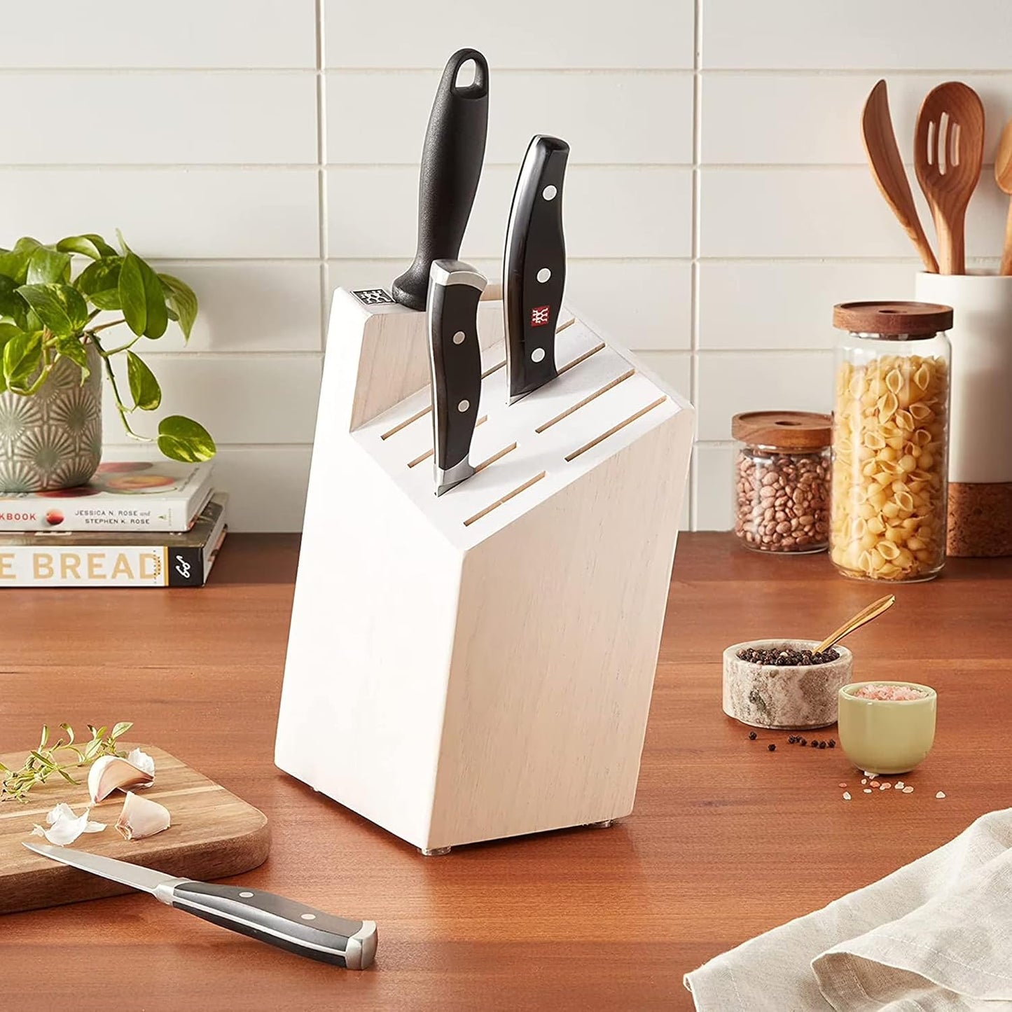 Pro 10-slot Knife Block - White