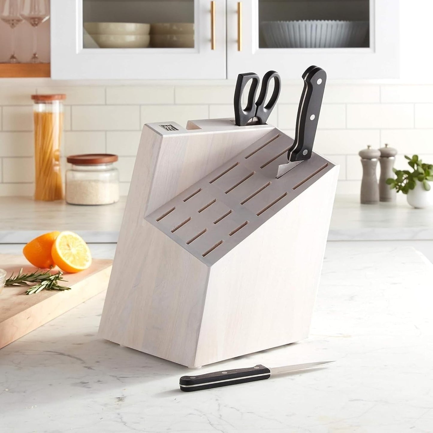 Pro 10-slot Knife Block - White