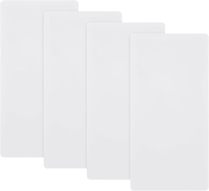 4 Pack Plastic Cutting Mats 10" x 10" Translucent Cutting Board Sewing Mat