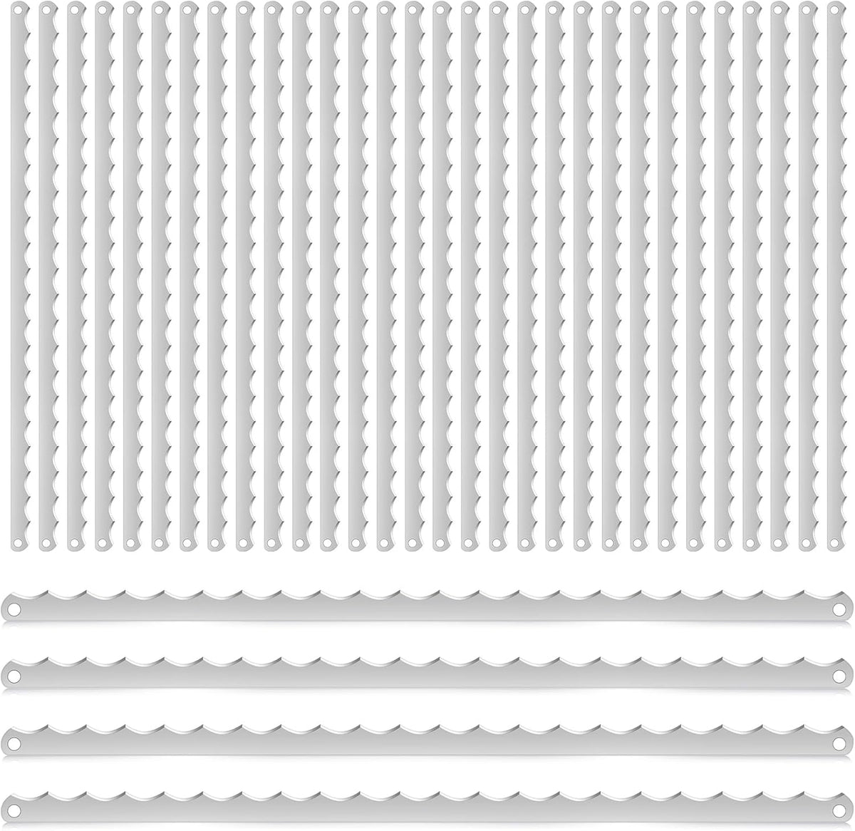 32 Pcs Slicer Bread Knife Slicer Blades Replacement Bread Bow Blades Compatible with Models 703, 711, 732, 758, 777, 797, Replaces 797-0029-1 for Household and Commercial Application