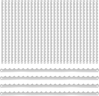 32 Pcs Slicer Bread Knife Slicer Blades Replacement Bread Bow Blades Compatible with Models 703, 711, 732, 758, 777, 797, Replaces 797-0029-1 for Household and Commercial Application