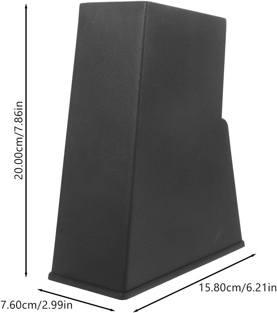 Knife Block Storage without Knives: Knives Storage Block- Universal Knife Holder for Kitchen Countertop, Easy Kitchen Knives Organize 7.87 X 6.22 X 2.99 Inches