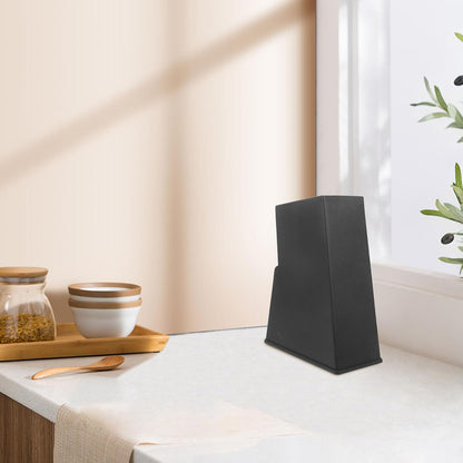 Knife Block Storage without Knives: Knives Storage Block- Universal Knife Holder for Kitchen Countertop, Easy Kitchen Knives Organize 7.87 X 6.22 X 2.99 Inches