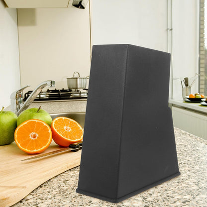 Knife Block Storage without Knives: Knives Storage Block- Universal Knife Holder for Kitchen Countertop, Easy Kitchen Knives Organize 7.87 X 6.22 X 2.99 Inches