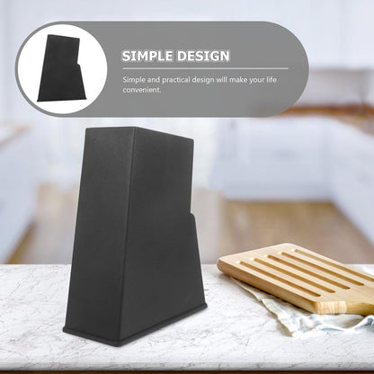 Knife Block Storage without Knives: Knives Storage Block- Universal Knife Holder for Kitchen Countertop, Easy Kitchen Knives Organize 7.87 X 6.22 X 2.99 Inches