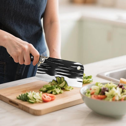 Meat Cleaver,11.4 inch Bone Chopping Cleaver, kitchenware 3Cr13 Stainless Steel for Home Kitchen & Restaurant