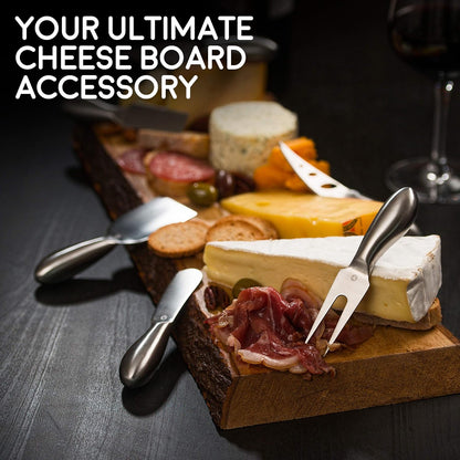 Lunar 6-Piece Premium Stainless Steel Cheese Knife Set