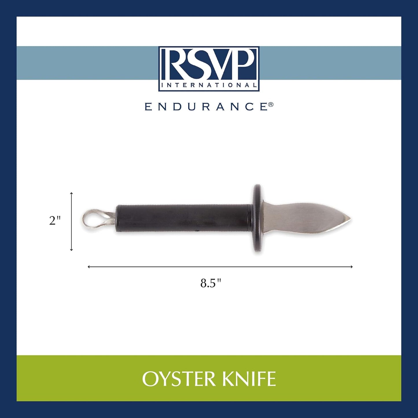 Endurance Collection Seafood Tool, Oyster Knife, Stainless Steel