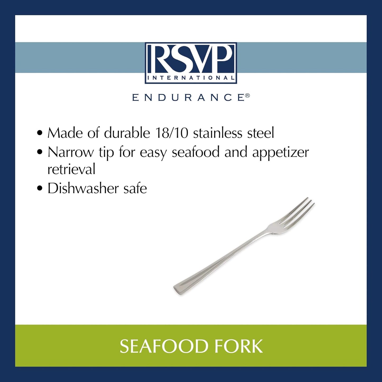 Endurance Collection Seafood Tool, Oyster Knife, Stainless Steel