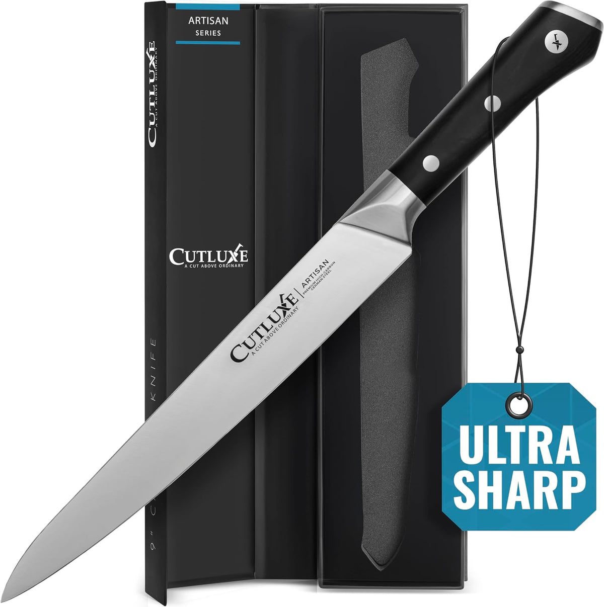 Turkey Carving Knife, 9" Carving Knife for Meat – Razor Sharp