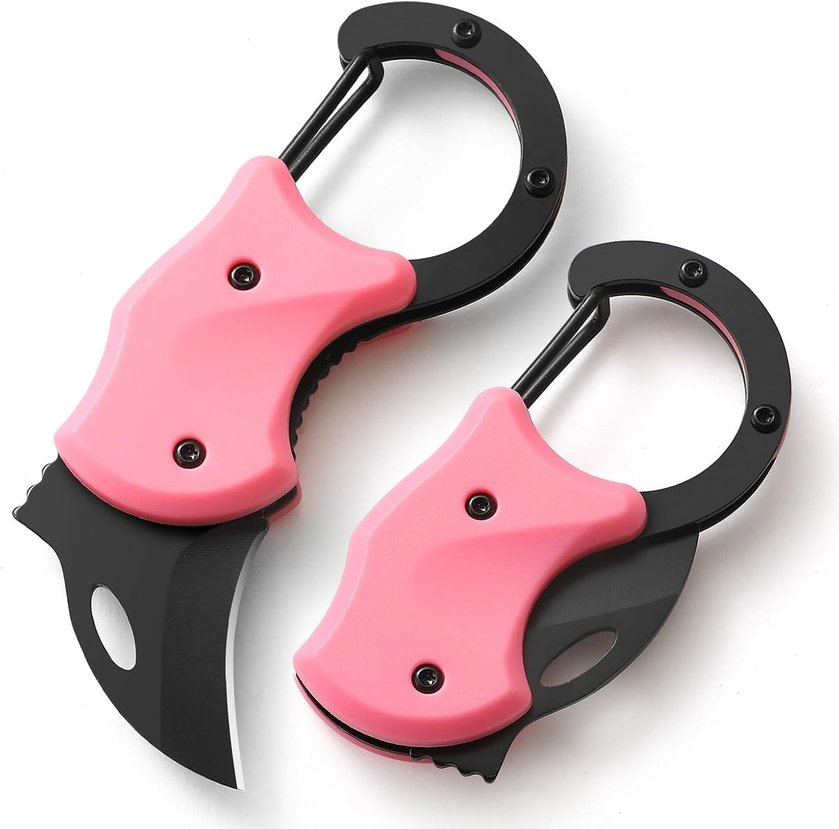 Donut Folding Pocket Utility Knife,1.34''Blade Small EDC Knife,Pink Pocket Knife for Women Men,Cute Folding Knife Box Cutter，Perfect Christmas Gift for Women（Donut）