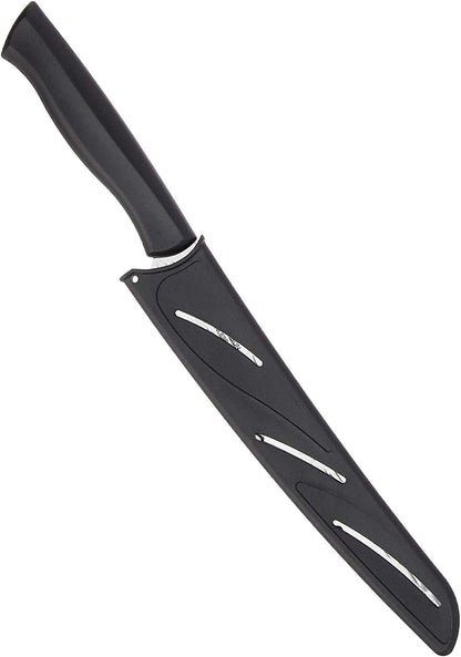 Inspire Bread Knife, 9 Inch blade with Hammered Finish, , Silver