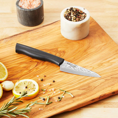 Inspire Bread Knife, 9 Inch blade with Hammered Finish, , Silver