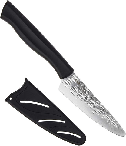 Inspire Bread Knife, 9 Inch blade with Hammered Finish, , Silver