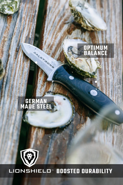 3" Oyster & Clam Shucking Knife - German Steel