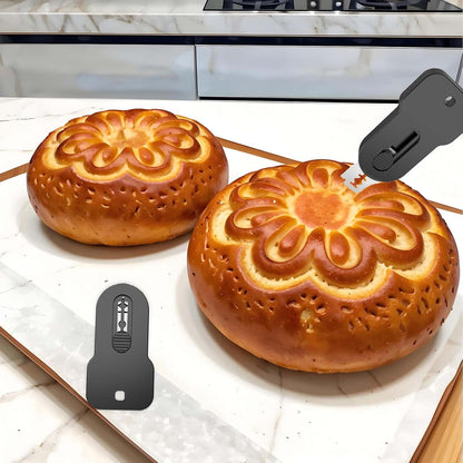 Bread Lame Scorer Set - 2 Pack Magnetic, Retractable Scoring Tool with 10 Blades for Sourdough Baking, ABS Handle, Stainless Steel Blade