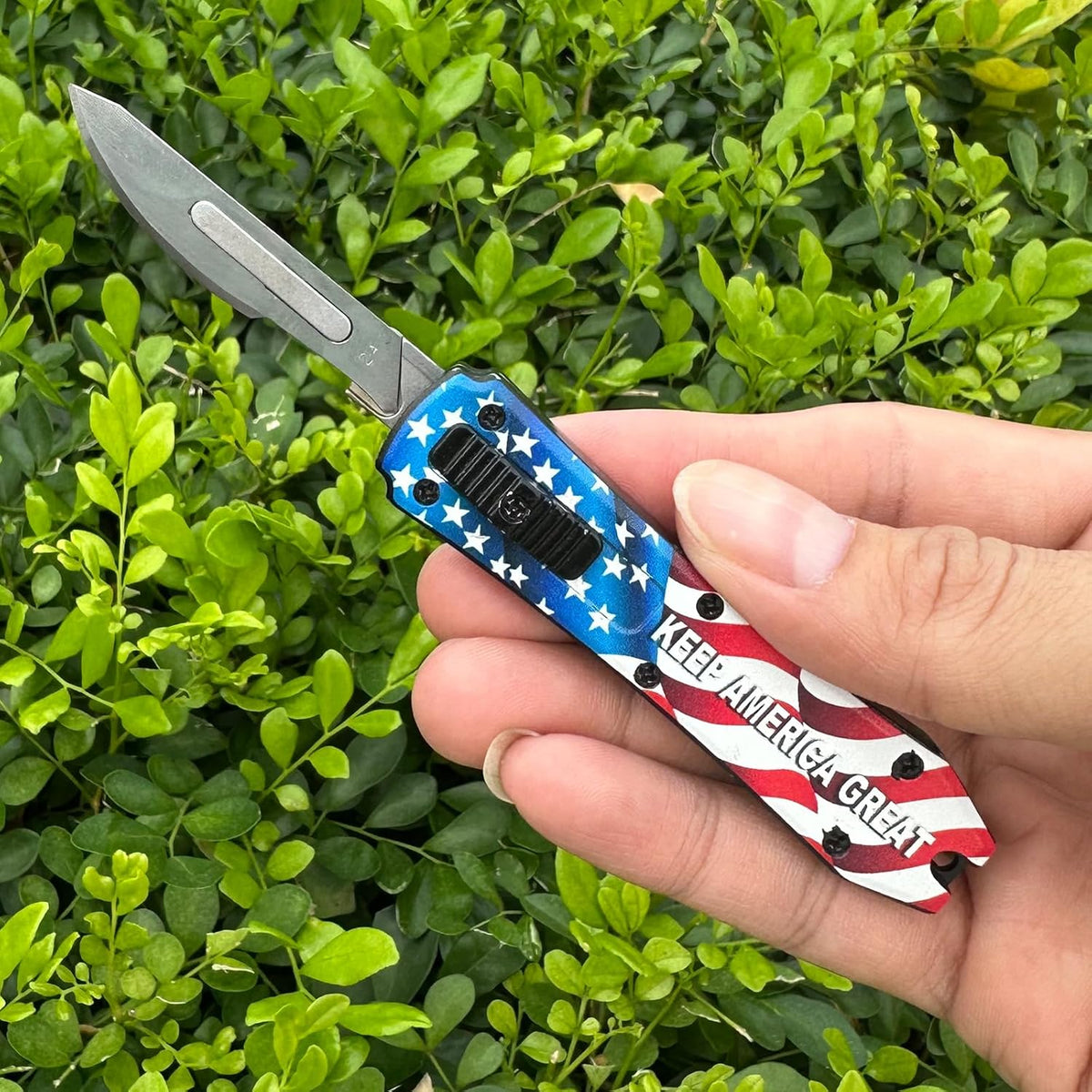 Auto Retractable Utility Knife, Mini Scalpel Knife | Safety Automatic Box Cutter with 10PCS #24 Blades, Razor Blades Utility Knives
