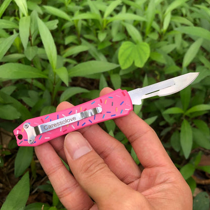 Auto Retractable Utility Knife, Mini Scalpel Knife | Safety Automatic Box Cutter with 10PCS #24 Blades, Razor Blades Utility Knives
