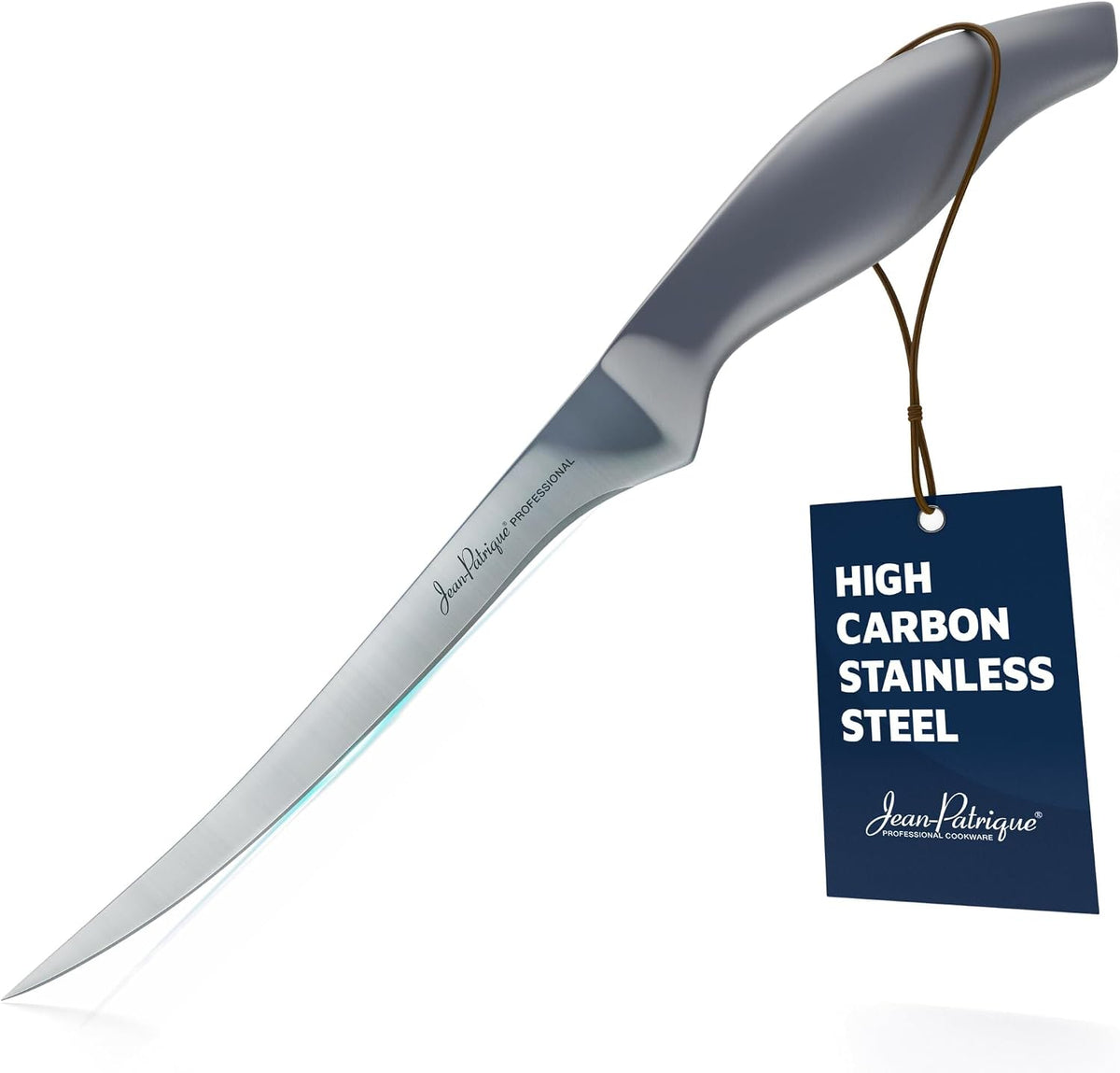 Chopaholic Stainless Steel Boning Knife, 8 inch – Thin & Flexible Fish Fillet Knife