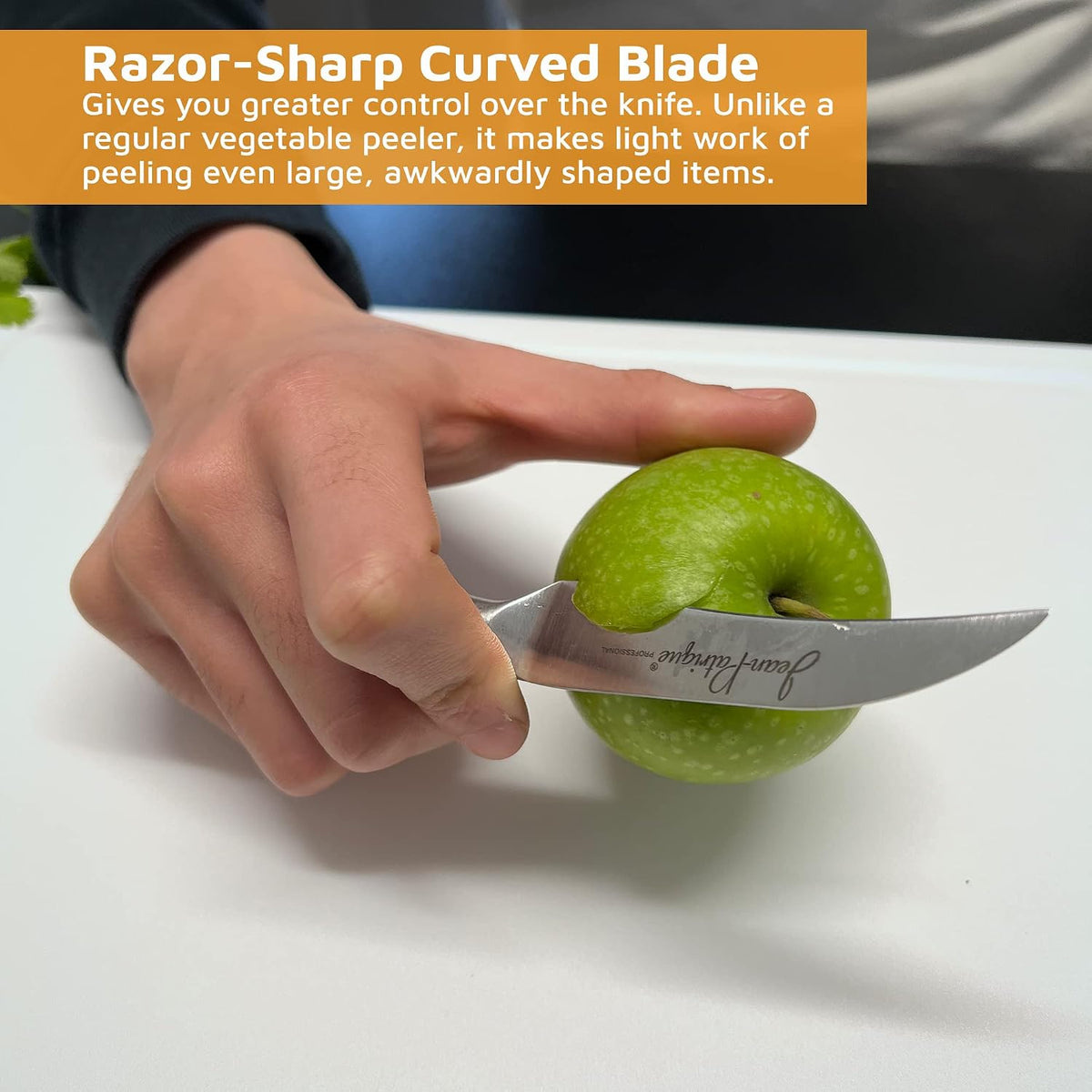 Chopaholic Stainless Steel Boning Knife, 8 inch – Thin & Flexible Fish Fillet Knife