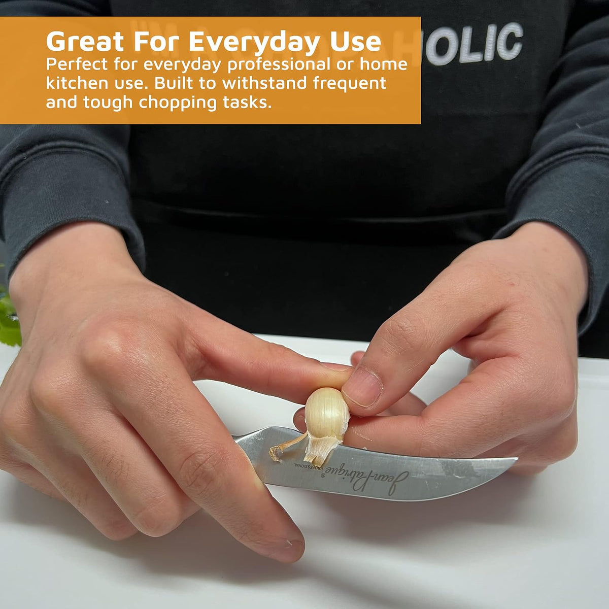 Chopaholic Stainless Steel Boning Knife, 8 inch – Thin & Flexible Fish Fillet Knife