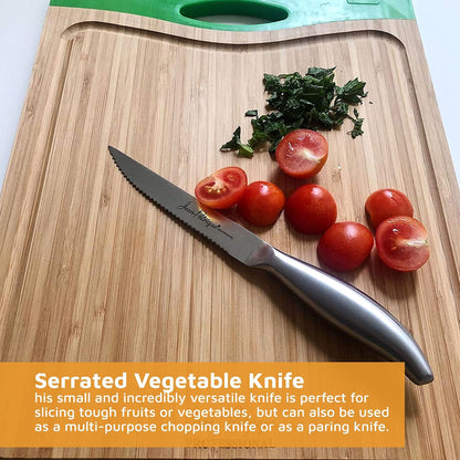 Chopaholic Stainless Steel Boning Knife, 8 inch – Thin & Flexible Fish Fillet Knife