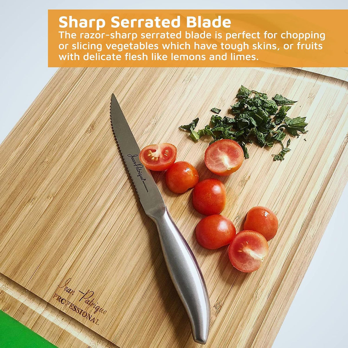Chopaholic Stainless Steel Boning Knife, 8 inch – Thin & Flexible Fish Fillet Knife