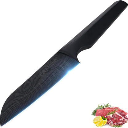 Chef Knife 7 Inch Sharp Santoku Knife for All Around Food, Cooking Gadgets with High End Gift Box, Perfect Gifts for Men and Women, Parents