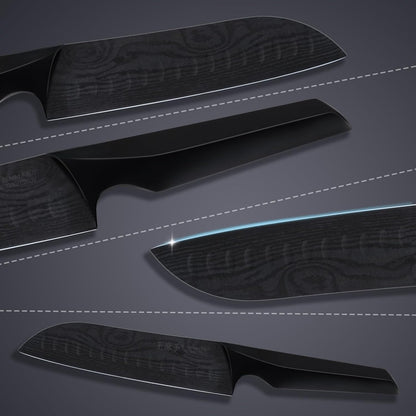 Chef Knife 7 Inch Sharp Santoku Knife for All Around Food, Cooking Gadgets with High End Gift Box, Perfect Gifts for Men and Women, Parents