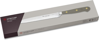 WÜSTHOF Classic Velvet Oyster 5" Serrated Utility Knife