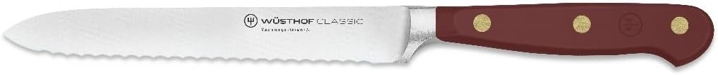 WÜSTHOF Classic Velvet Oyster 5" Serrated Utility Knife