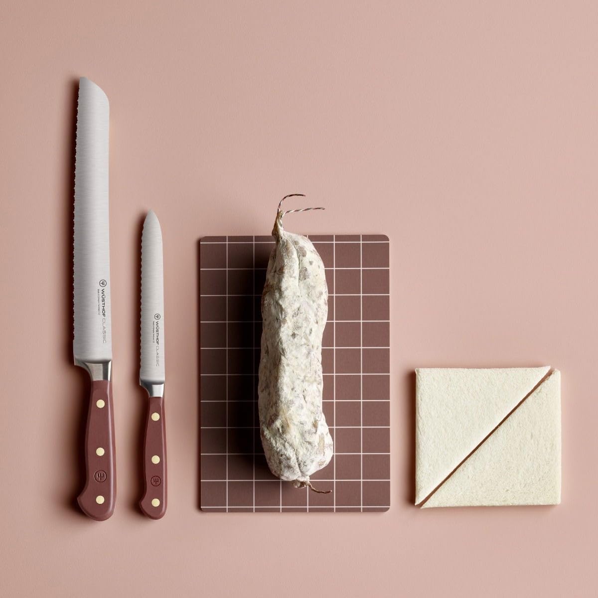 WÜSTHOF Classic Velvet Oyster 5" Serrated Utility Knife