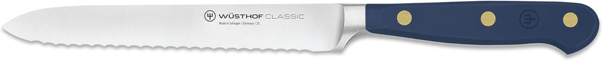 WÜSTHOF Classic Velvet Oyster 5" Serrated Utility Knife