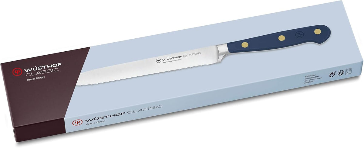 WÜSTHOF Classic Velvet Oyster 5" Serrated Utility Knife
