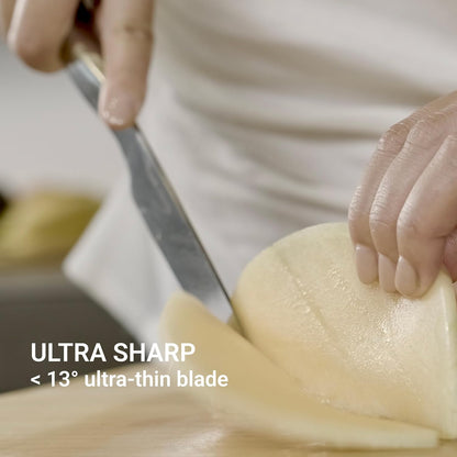 HAST 5.3-inch Utility Knife, Ultra-Sharp Professional Vegetable Knife, Japanse High Carbon Stainless Steel, Lightweight, Award-Winning Sleek Design, Ergonomic Handle.