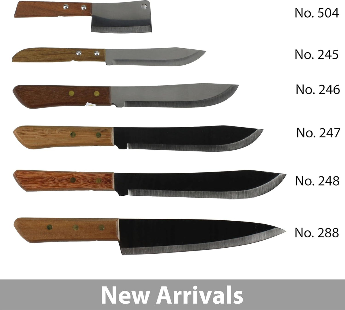 Brand Stainless Steel 8 inch Thai Chef's Knife No. 21