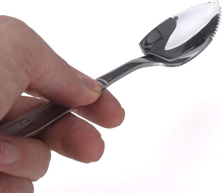 Grapefruit Spoons, Stainless Steel, 6-2/5-Inch, Set of 4 (Clover)