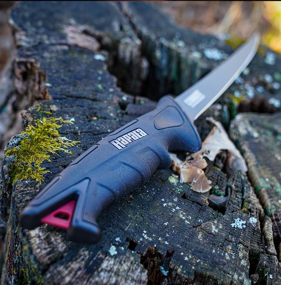10" Stealth FXF Fillet Knife, Flexible Fishing Fillet Knife for Fish Cleaning Bait Prep and Processing