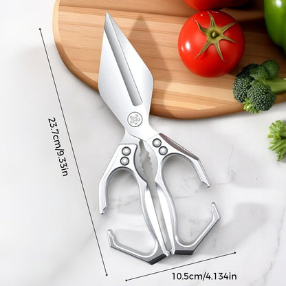 Kitchen Shears,Multifunctional Heavy-Duty Kitchen Shears,Japanese High-Carbon Steel Culinary Shears for Chicken, Meat, Seafood, Bone Cutting (Black)