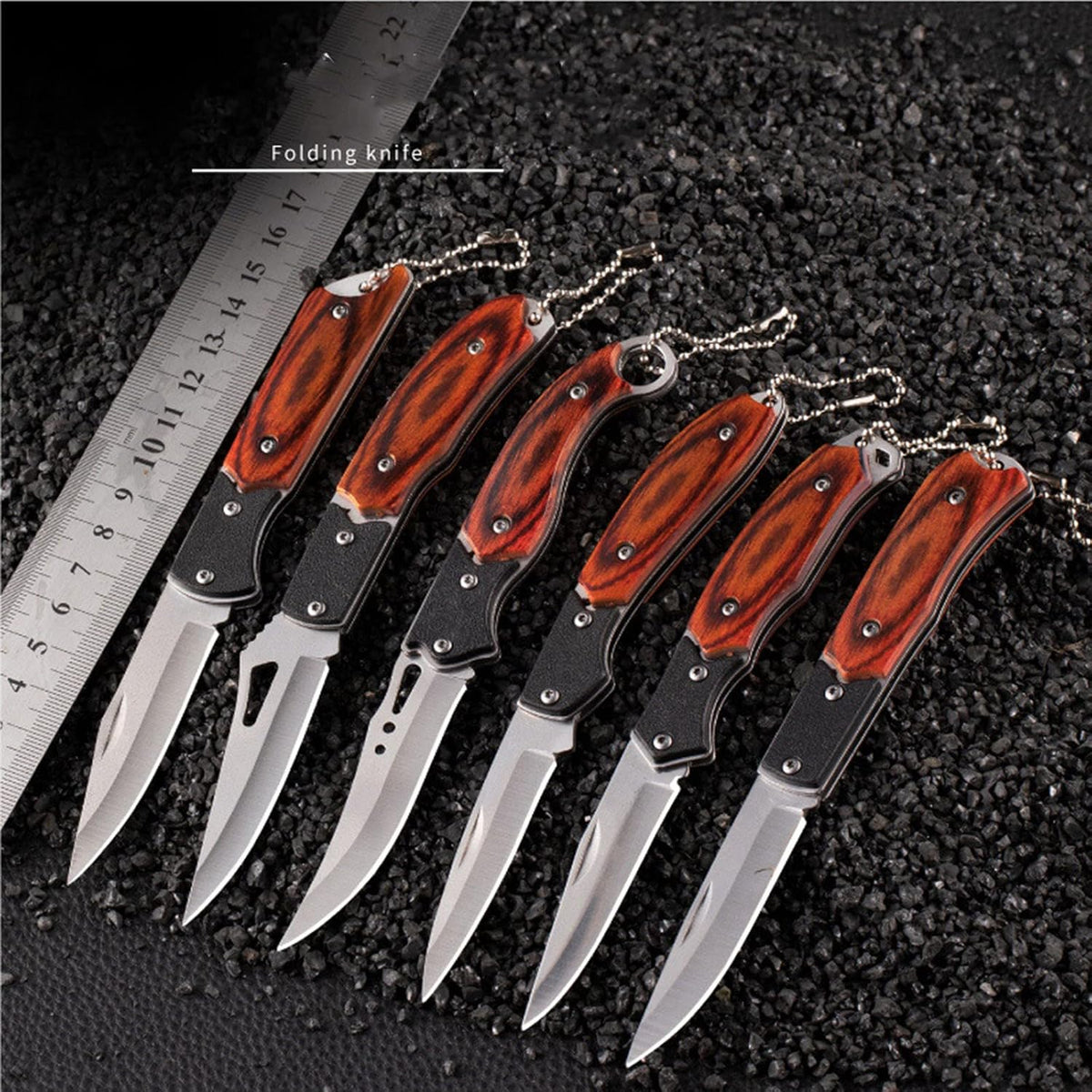 Pocket Folding Knife 6Pack Tactical Knives EDC Tools for Outdoor Camping Fishing - Best Gift Idea