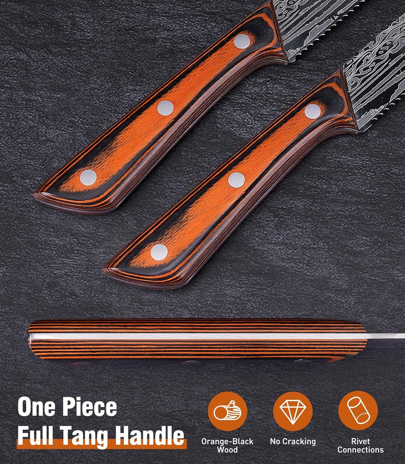 3PCS Serrated Bread Knife and Butter Knife Set | Razor Sharp, Homemade Bread Cutting with Butter Cheese Peanut Spreader for Baguette, Sourdough Bread, Bagels