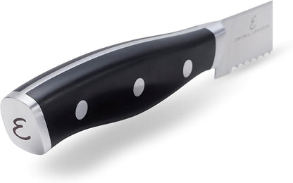 x Emeril, Nola 3-Pc Knife Set, Razor-Sharp, German Engineered | Informed by 100+ Years of Mastery. Dishwasher Safe, Ideal for Everyday Cooking