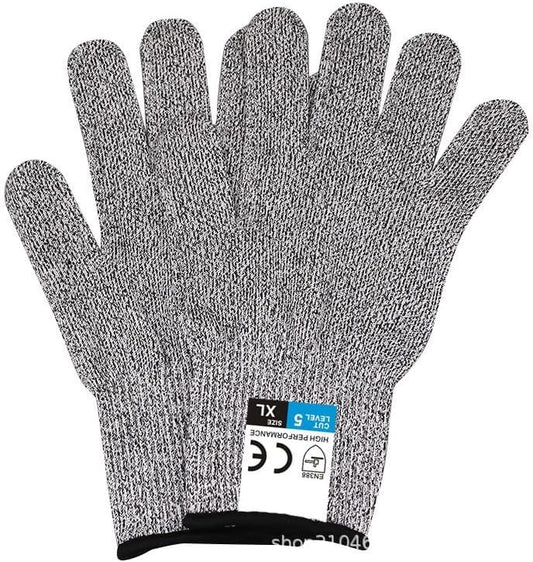 Cut Resistant Gloves Food Grade HDPE - Kitchen Safety Gloves for Chef Meat Cutting Oyster Shucking Mandoline Slicing