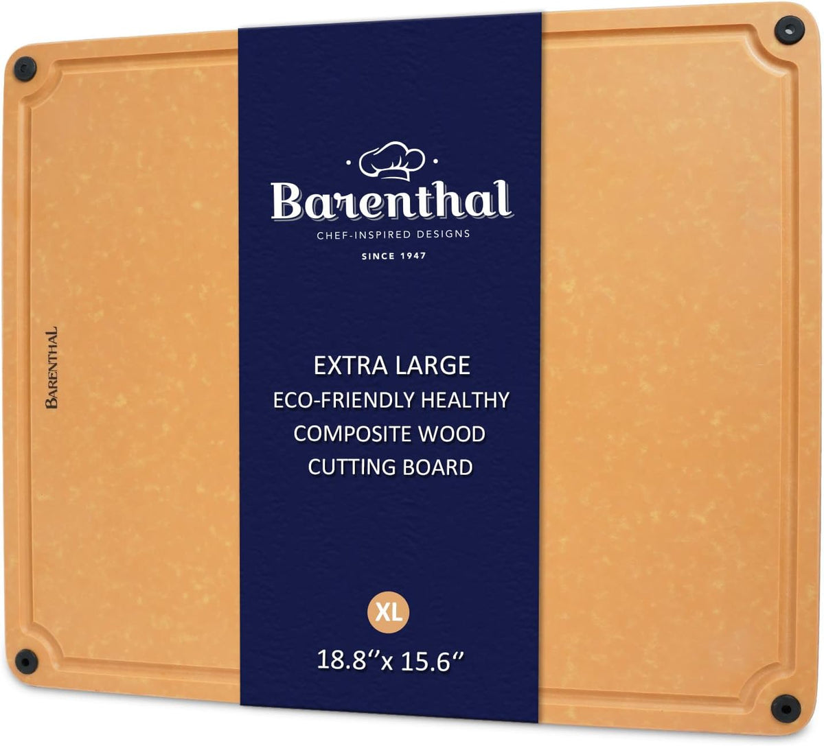 Cutting Boards for Kitchen Dishwasher - 2PC Cutting Board Set Double-Sided with Non-Slip Feet and Juice Groove Composite Chopping Board for Kitchen Knife Friendly Cut Meat, Fruit,Vegetable