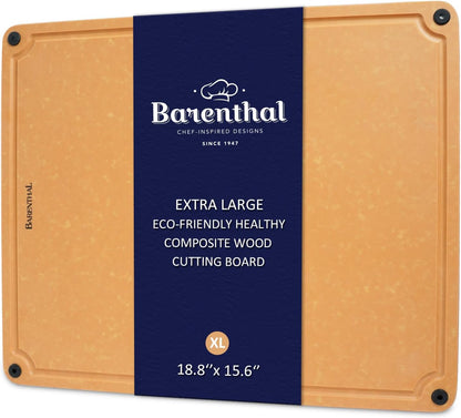 Cutting Boards for Kitchen Dishwasher - 2PC Cutting Board Set Double-Sided with Non-Slip Feet and Juice Groove Composite Chopping Board for Kitchen Knife Friendly Cut Meat, Fruit,Vegetable