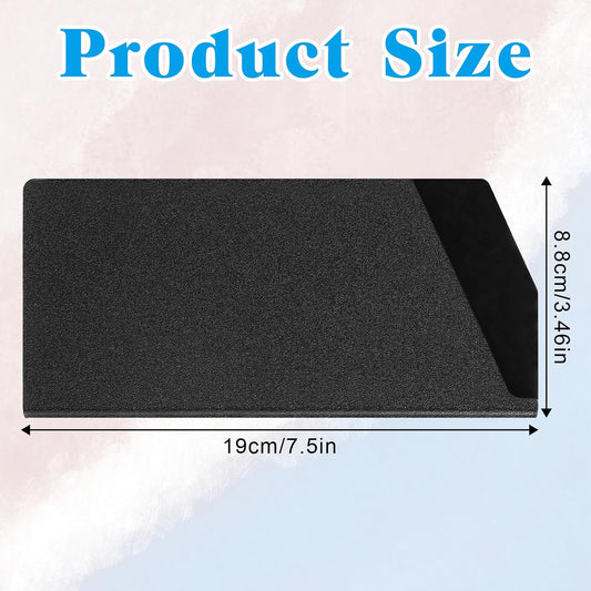 Cleaver Edge Guard ABS Knife Cover Sleeves for 7" Chopping Knife 7.5” X 3.5” Cleaver Universal Knives Sheath for Home Kitchen Knives Edge Guard Blade Protector(Black)